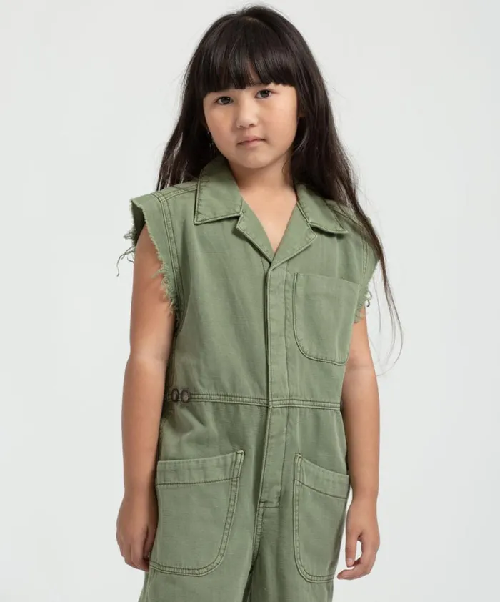 Kids One Teaspoon Kids KIDS SAFARI CAMP OVERALLS Kids One Teaspoon Kids KIDS SAFARI CAMP OVERALLS