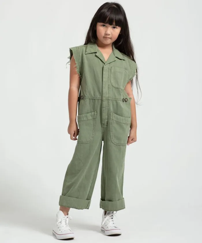 Kids One Teaspoon Kids KIDS SAFARI CAMP OVERALLS Kids One Teaspoon Kids KIDS SAFARI CAMP OVERALLS