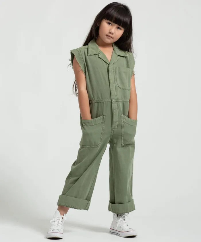 Kids One Teaspoon Kids KIDS SAFARI CAMP OVERALLS Kids One Teaspoon Kids KIDS SAFARI CAMP OVERALLS