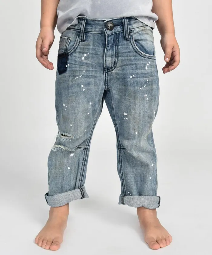 Kids One Teaspoon Kids KIDS SAINTS BOYFRIEND JEAN BLUE