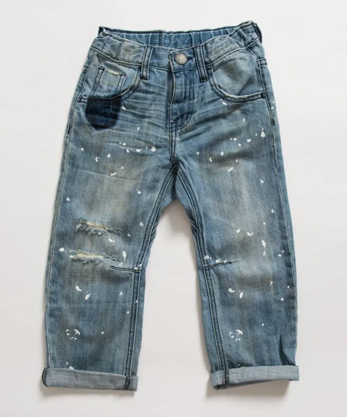 Kids One Teaspoon Kids KIDS SAINTS BOYFRIEND JEAN BLUE Kids One Teaspoon Kids KIDS SAINTS BOYFRIEND JEAN BLUE