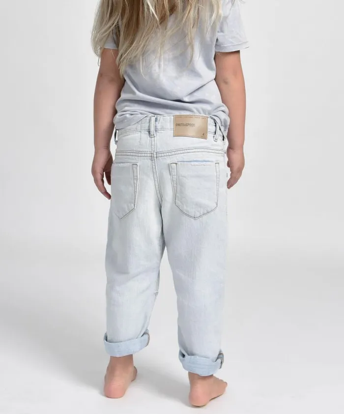 Kids One Teaspoon Kids KIDS SAINTS BOYFRIEND JEAN WHITE Kids One Teaspoon Kids KIDS SAINTS BOYFRIEND JEAN WHITE
