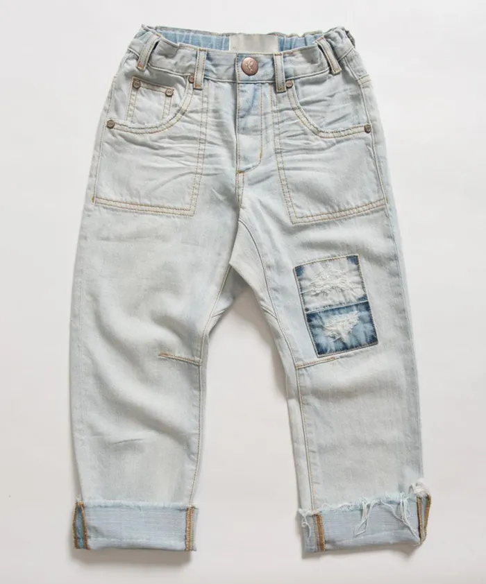 Kids One Teaspoon Kids KIDS SAINTS BOYFRIEND JEAN WHITE Kids One Teaspoon Kids KIDS SAINTS BOYFRIEND JEAN WHITE