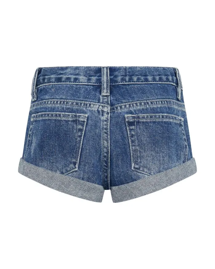 Kids One Teaspoon Kids PACIFICA KIDS DENIM BANDIT SHORTS Kids One Teaspoon Kids PACIFICA KIDS DENIM BANDIT SHORTS