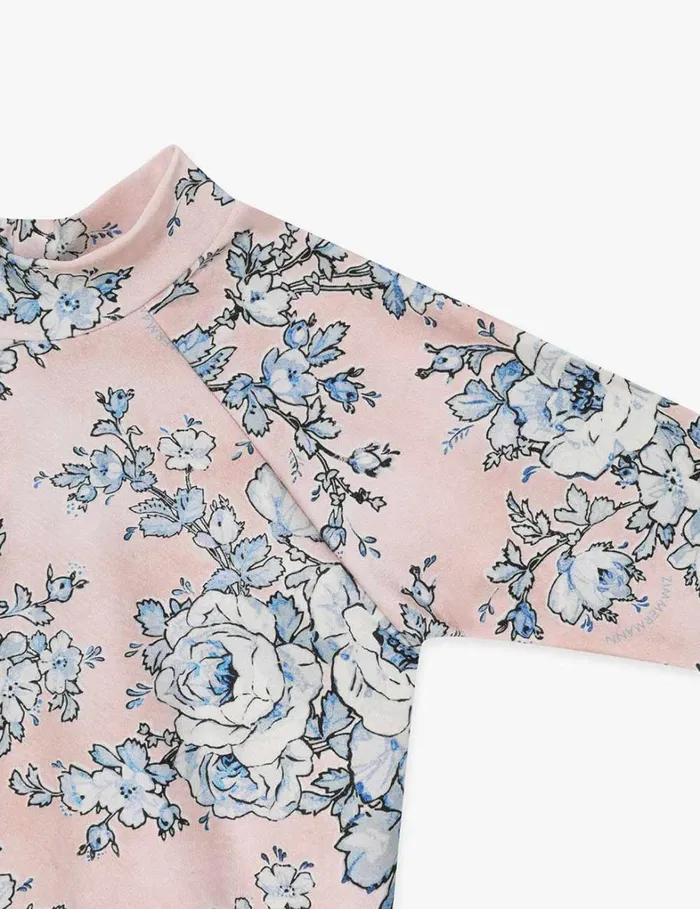 Kids Swimwear Zimmermann Halliday Frill Rashie Peachblue Floral