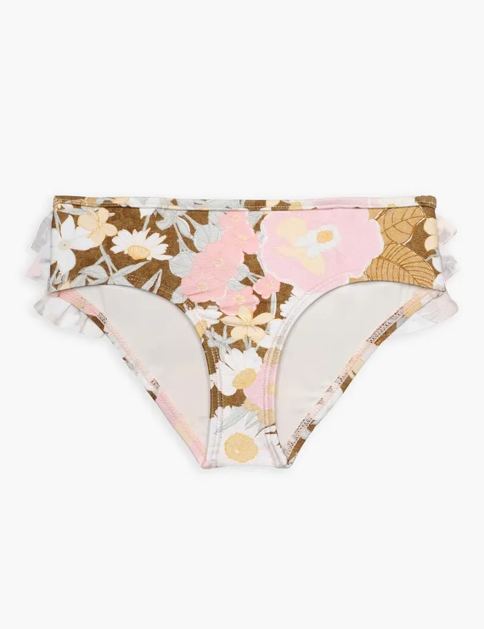 Kids Swimwear Zimmermann Pop Frill Pant Goldpeach Floral