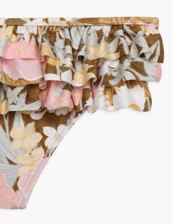 Kids Swimwear Zimmermann Pop Frill Pant Goldpeach Floral