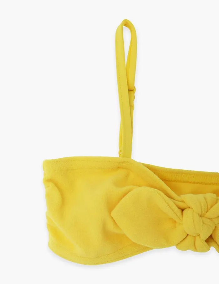 Kids Swimwear Zimmermann Pop Terry Tie Bikini Yellow