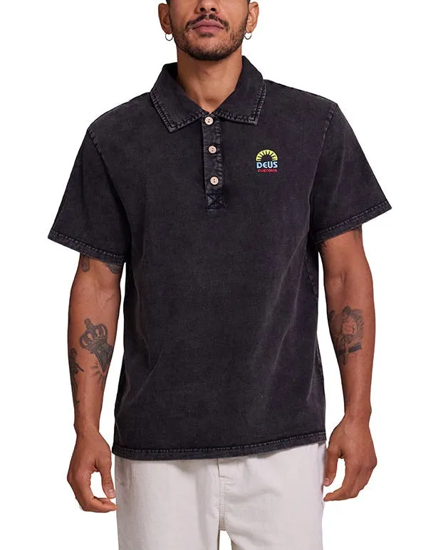 Layback Polo 8211 Anthracite Men Deus Ex Machina Shirts