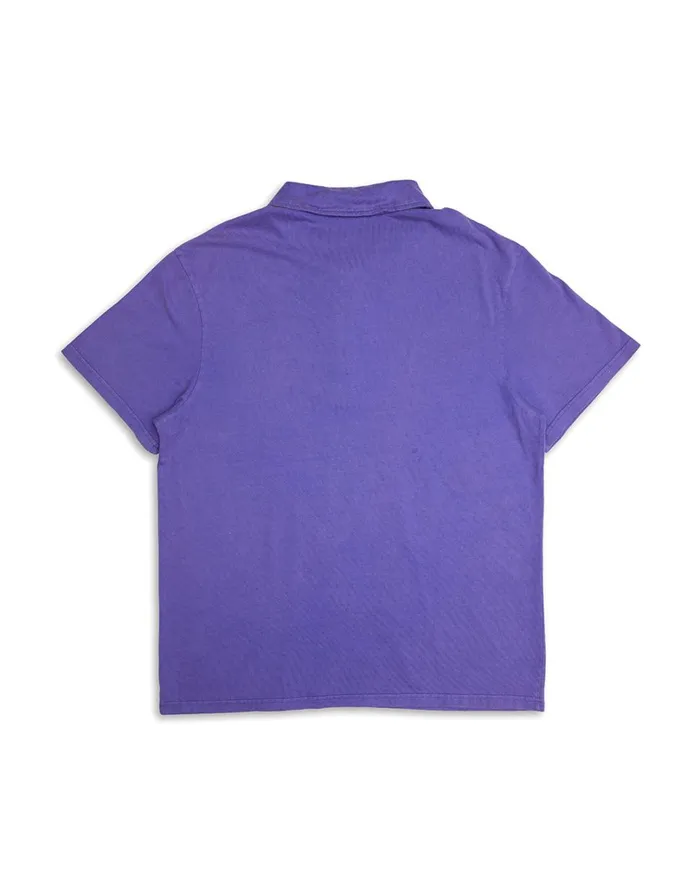 Layback Polo 8211 Deep Blue Men Deus Ex Machina Shirts Layback Polo 8211 Deep Blue Men Deus Ex Machina Shirts