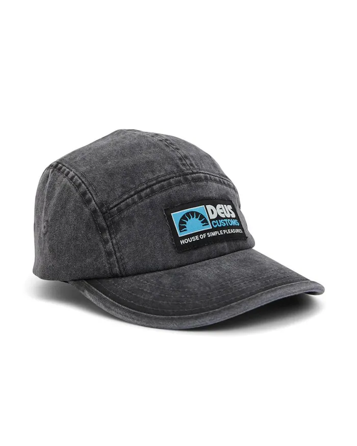 Leisure 5 Panel Cap 8211 Anthracite WomenMen Deus Ex Machina Headwear