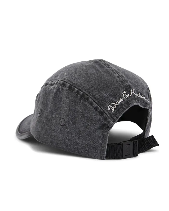 Leisure 5 Panel Cap 8211 Anthracite WomenMen Deus Ex Machina Headwear Leisure 5 Panel Cap 8211 Anthracite WomenMen Deus Ex Machina Headwear