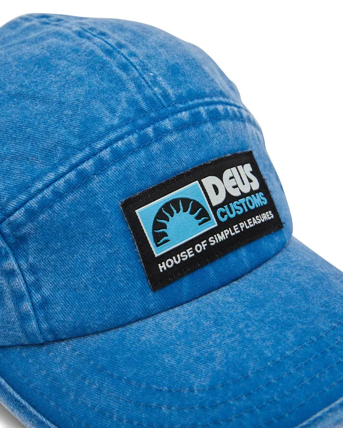 Leisure 5 Panel Cap 8211 Turquoise WomenMen Deus Ex Machina Headwear Leisure 5 Panel Cap 8211 Turquoise WomenMen Deus Ex Machina Headwear