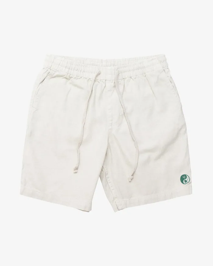 Leisure Short Relaxed Fit 8211 Dirty White Men Deus Ex Machina Shorts