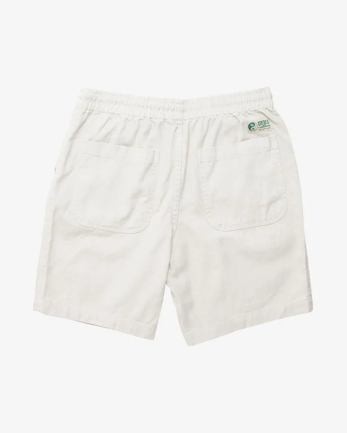 Leisure Short Relaxed Fit 8211 Dirty White Men Deus Ex Machina Shorts Leisure Short Relaxed Fit 8211 Dirty White Men Deus Ex Machina Shorts