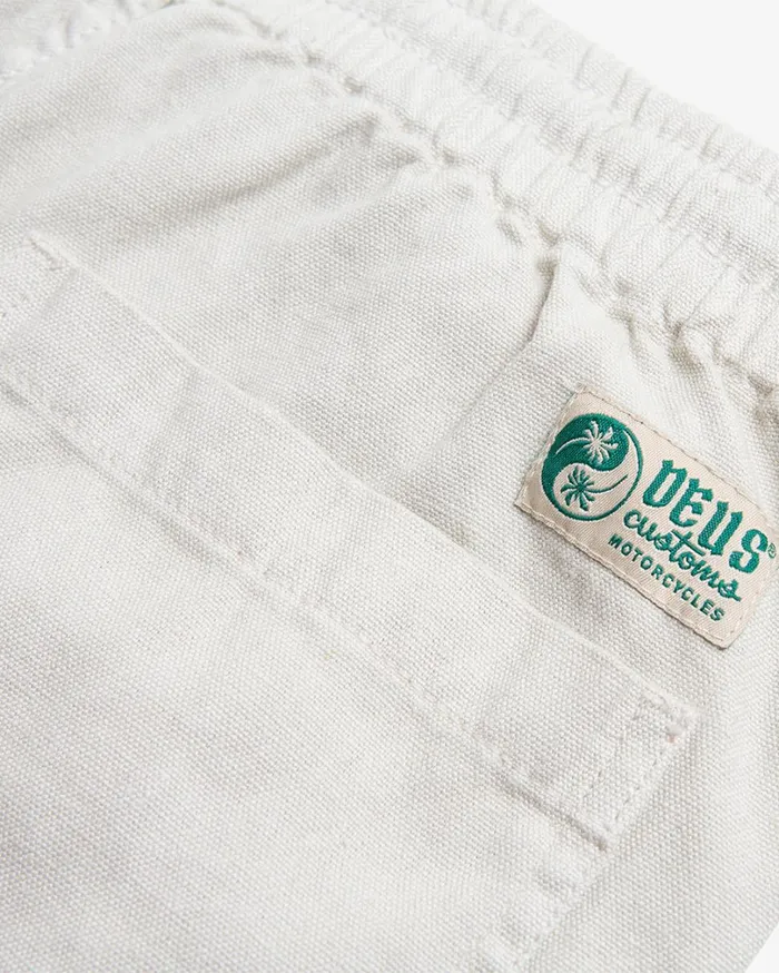 Leisure Short Relaxed Fit 8211 Dirty White Men Deus Ex Machina Shorts Leisure Short Relaxed Fit 8211 Dirty White Men Deus Ex Machina Shorts