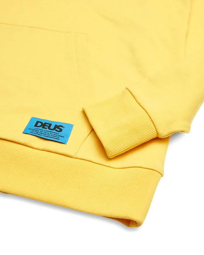 Locked In Hoodie 8211 Mimosa Gold Men Deus Ex Machina Hoodies and Sweaters Locked In Hoodie 8211 Mimosa Gold Men Deus Ex Machina Hoodies and Sweaters
