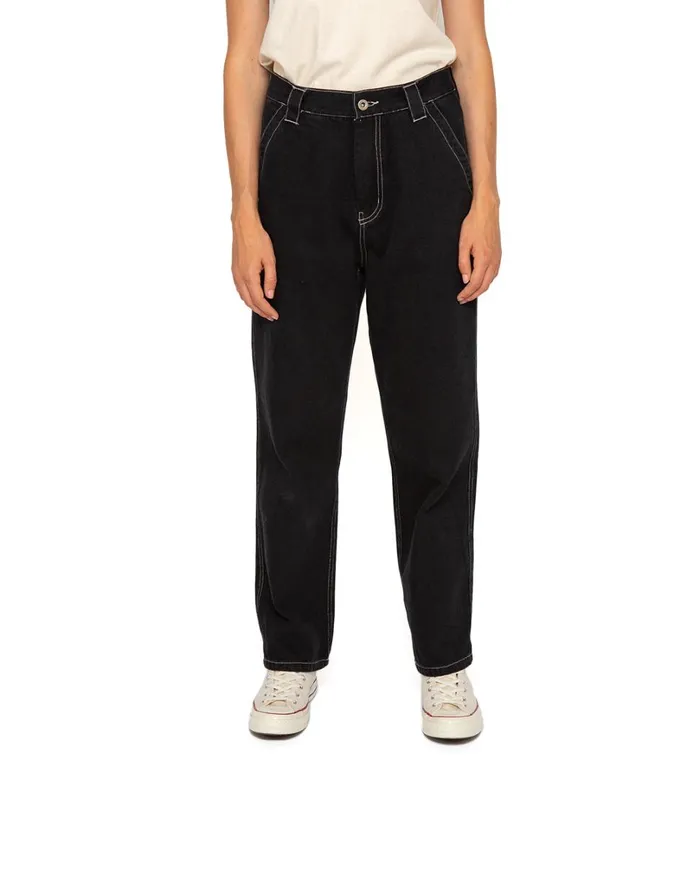 Master Pant Relaxed Fit 8211 Black Women Deus Ex Machina Bottoms
