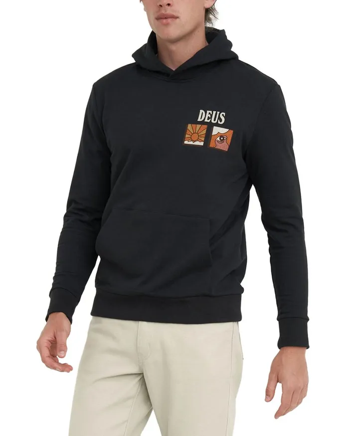 Max Speed Hoodie 8211 Black Men Deus Ex Machina Hoodies and Sweaters