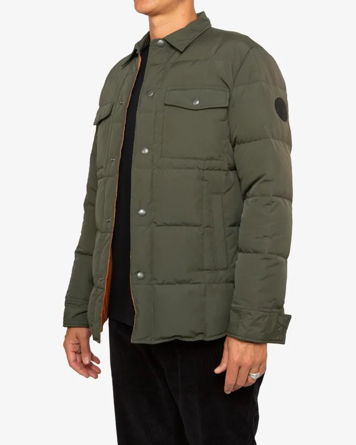 Maxwell Down Overshirt 8211 Forest Green Men Deus Ex Machina Jackets Maxwell Down Overshirt 8211 Forest Green Men Deus Ex Machina Jackets