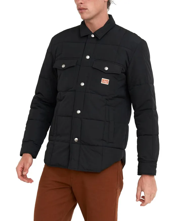 Maxwell Padded Overshirt 8211 Black Men Deus Ex Machina Jackets