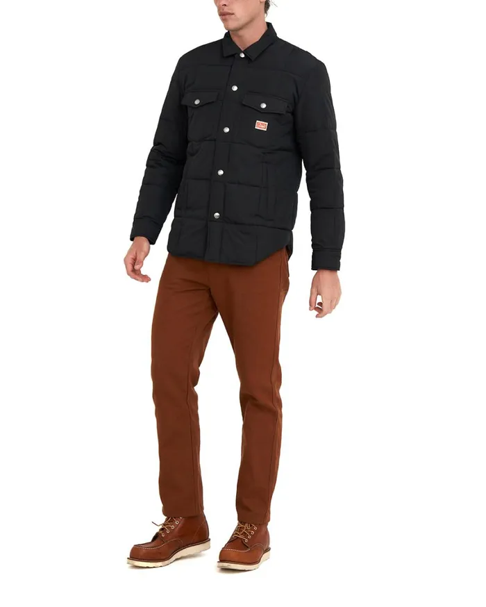 Maxwell Padded Overshirt 8211 Black Men Deus Ex Machina Jackets Maxwell Padded Overshirt 8211 Black Men Deus Ex Machina Jackets