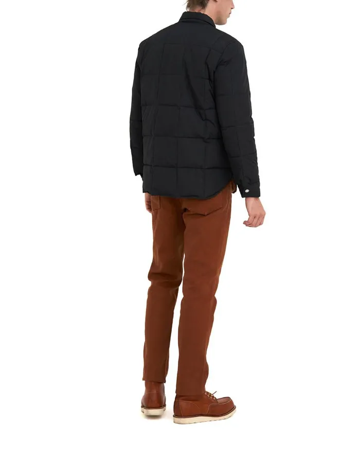 Maxwell Padded Overshirt 8211 Black Men Deus Ex Machina Jackets Maxwell Padded Overshirt 8211 Black Men Deus Ex Machina Jackets