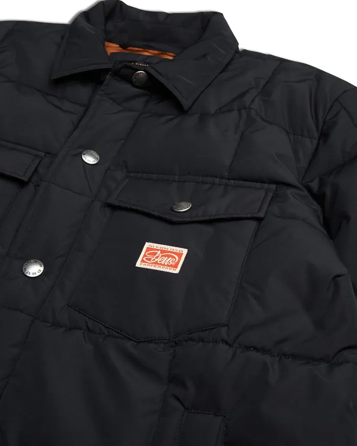 Maxwell Padded Overshirt 8211 Black Men Deus Ex Machina Jackets Maxwell Padded Overshirt 8211 Black Men Deus Ex Machina Jackets