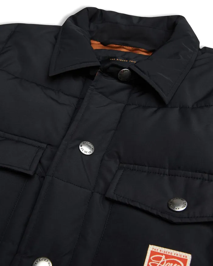 Maxwell Padded Overshirt 8211 Black Men Deus Ex Machina Jackets Maxwell Padded Overshirt 8211 Black Men Deus Ex Machina Jackets
