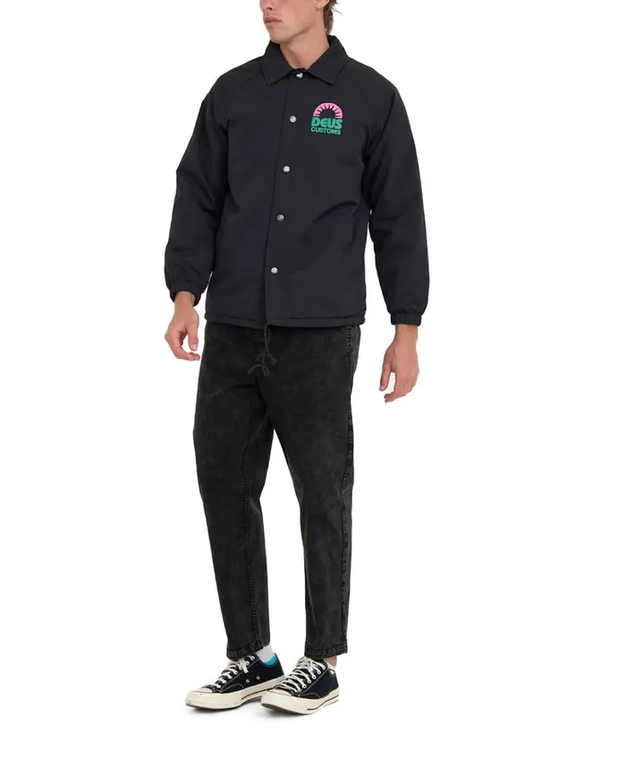 Melodies Coach Jacket 8211 Anthracite Men Deus Ex Machina Jackets Melodies Coach Jacket 8211 Anthracite Men Deus Ex Machina Jackets