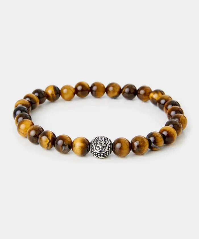 Men Joe Browns Accessories and Jewellery Genuine Tigers Eye Bracelet