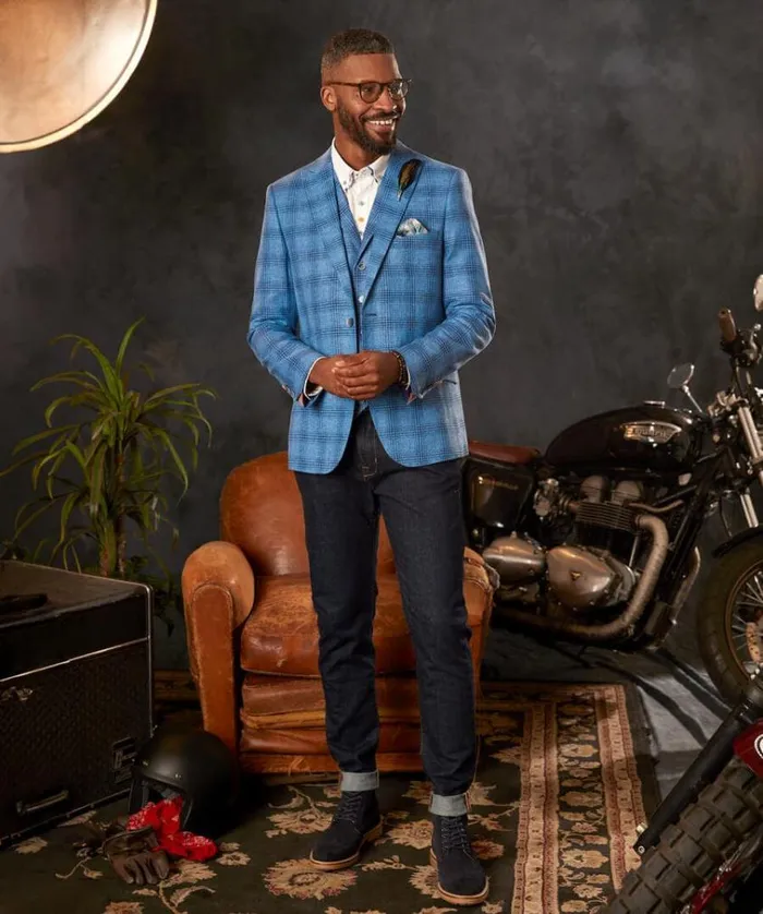 Men Joe Browns Jackets and Coats Charming Check Blazer Men Joe Browns Jackets and Coats Charming Check Blazer