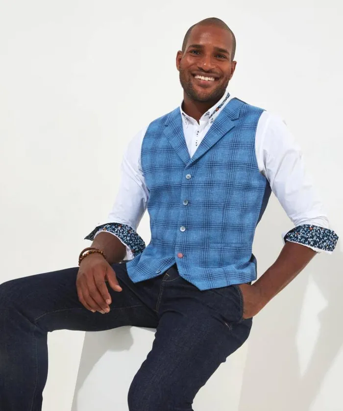 Men Joe Browns Jackets and Coats Charming Check Waistcoat