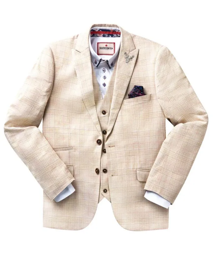 Men Joe Browns Jackets and Coats Delightful Check Blazer Men Joe Browns Jackets and Coats Delightful Check Blazer