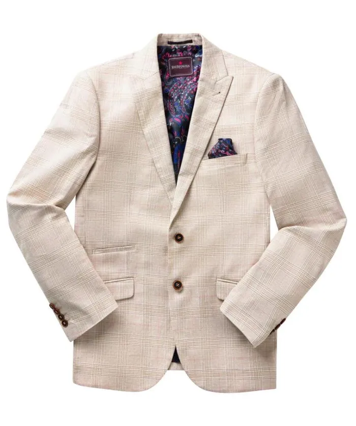 Men Joe Browns Jackets and Coats Delightful Check Blazer Men Joe Browns Jackets and Coats Delightful Check Blazer