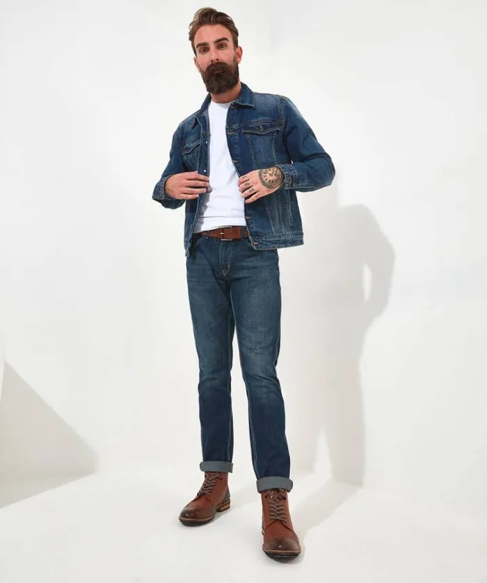 Men Joe Browns Jackets and Coats Distinctive Denim Jacket