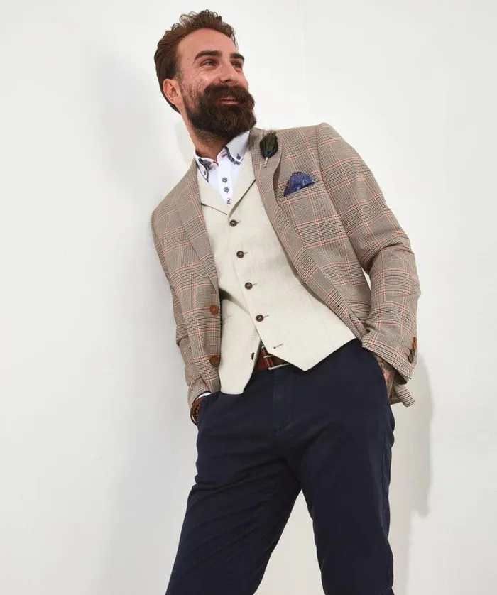 Men Joe Browns Jackets and Coats Spring Check Blazer Men Joe Browns Jackets and Coats Spring Check Blazer