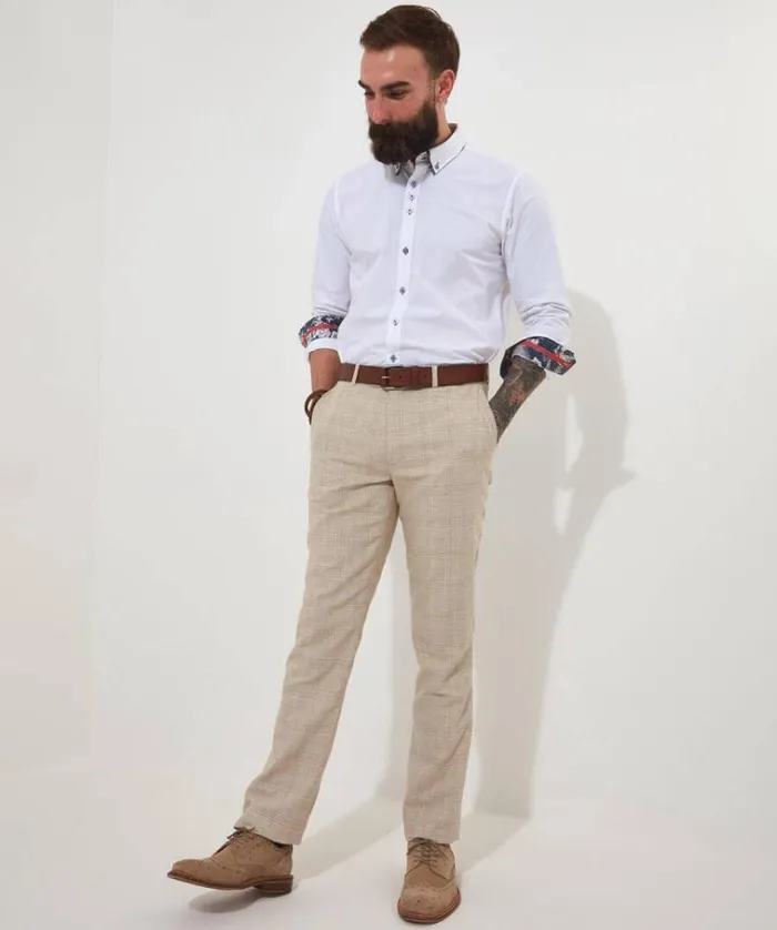 Men Joe Browns Jeans and Trousers Delightful Check Trousers