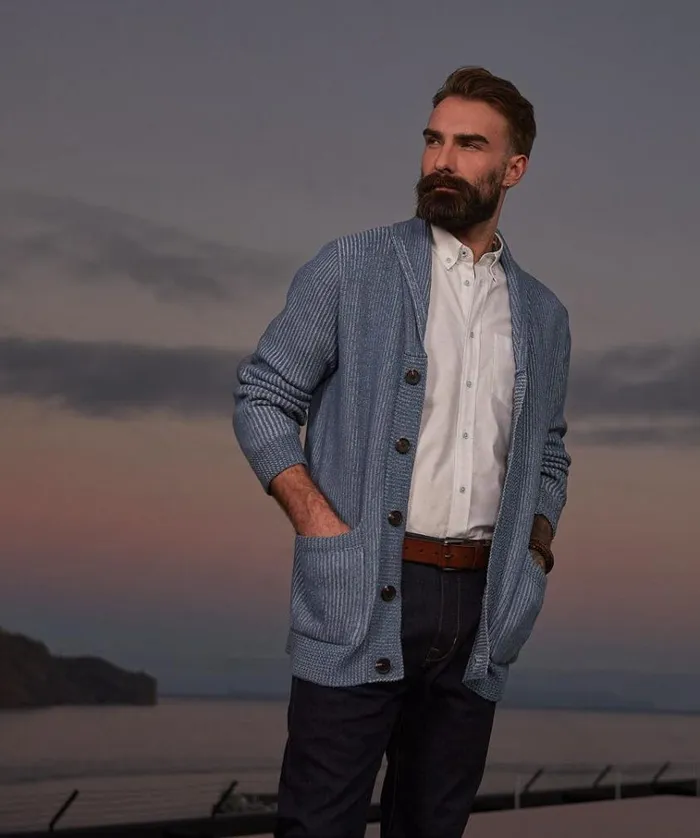 Men Joe Browns Knitwear High Tide Cardigan Men Joe Browns Knitwear High Tide Cardigan