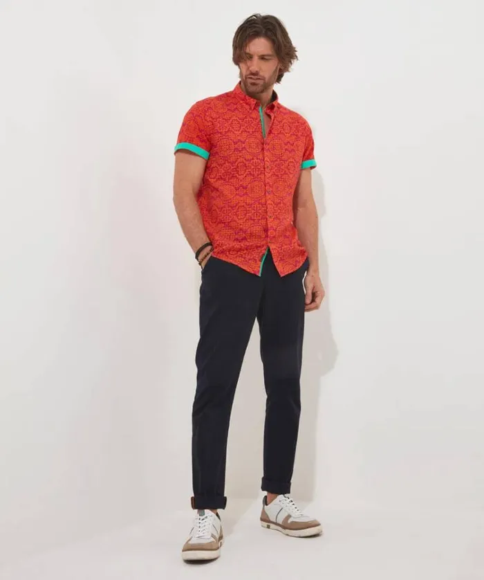 Men Joe Browns Shirts Brighten Up Summer Shirt Men Joe Browns Shirts Brighten Up Summer Shirt