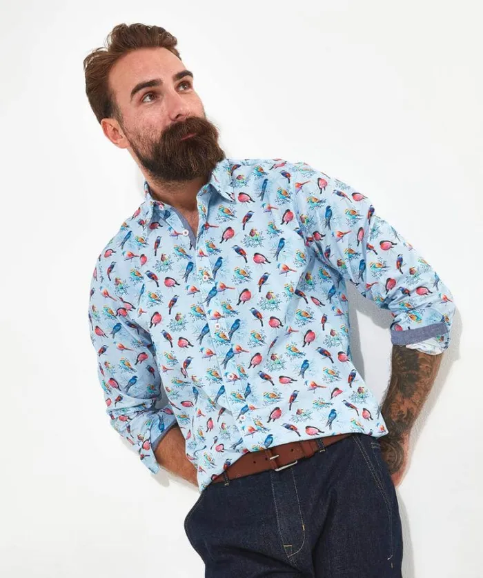 Men Joe Browns Shirts Brilliant Bird Shirt