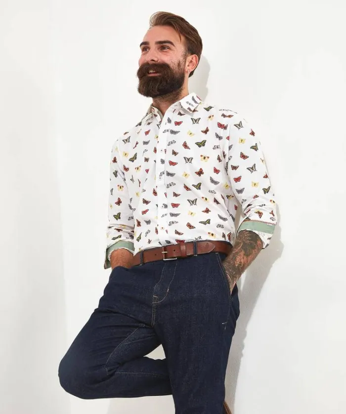 Men Joe Browns Shirts Brilliant Butterfly Shirt