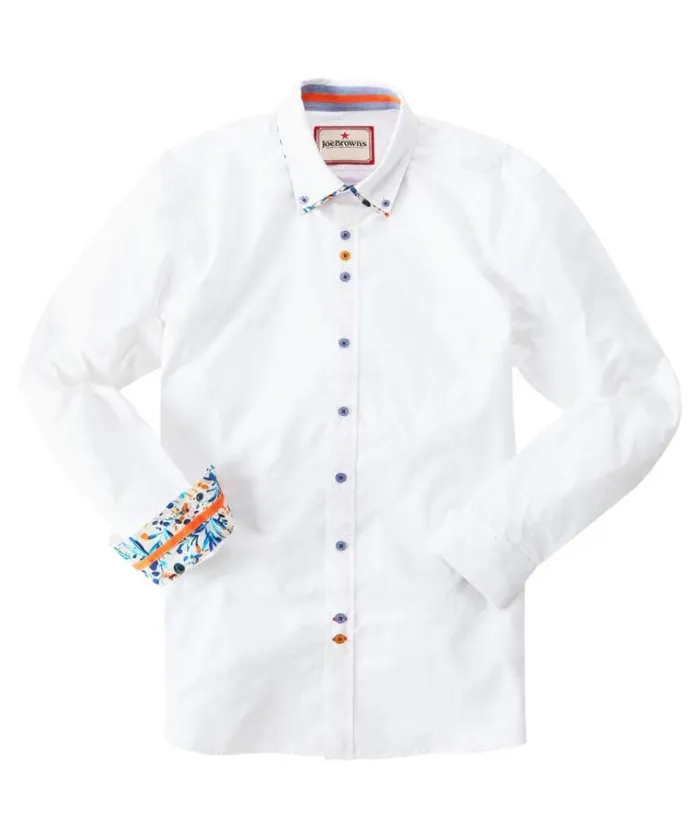 Men Joe Browns Shirts Charismatic Double Collar Shirt Men Joe Browns Shirts Charismatic Double Collar Shirt