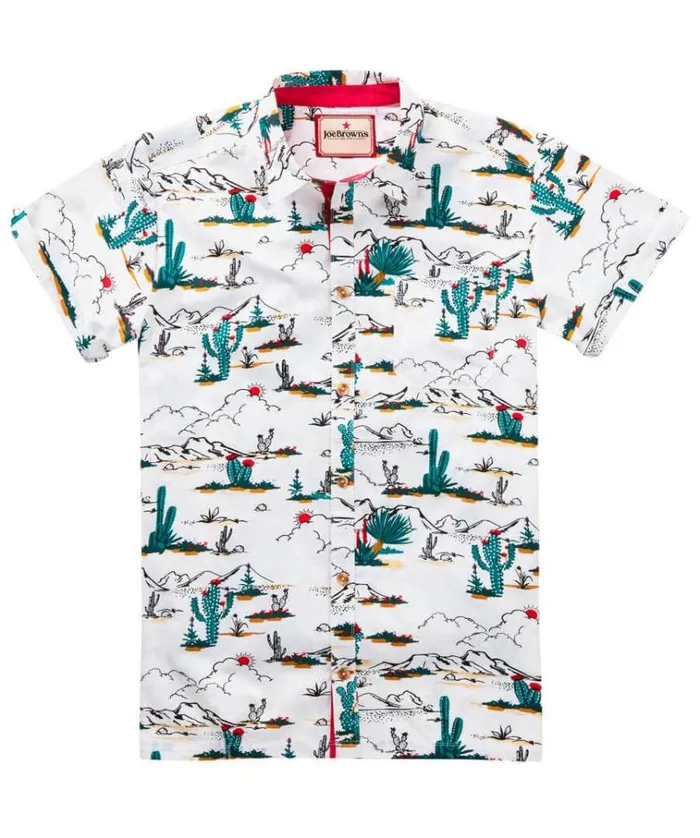 Men Joe Browns Shirts Cool Cactus Shirt Men Joe Browns Shirts Cool Cactus Shirt