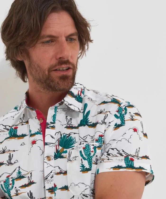 Men Joe Browns Shirts Cool Cactus Shirt Men Joe Browns Shirts Cool Cactus Shirt