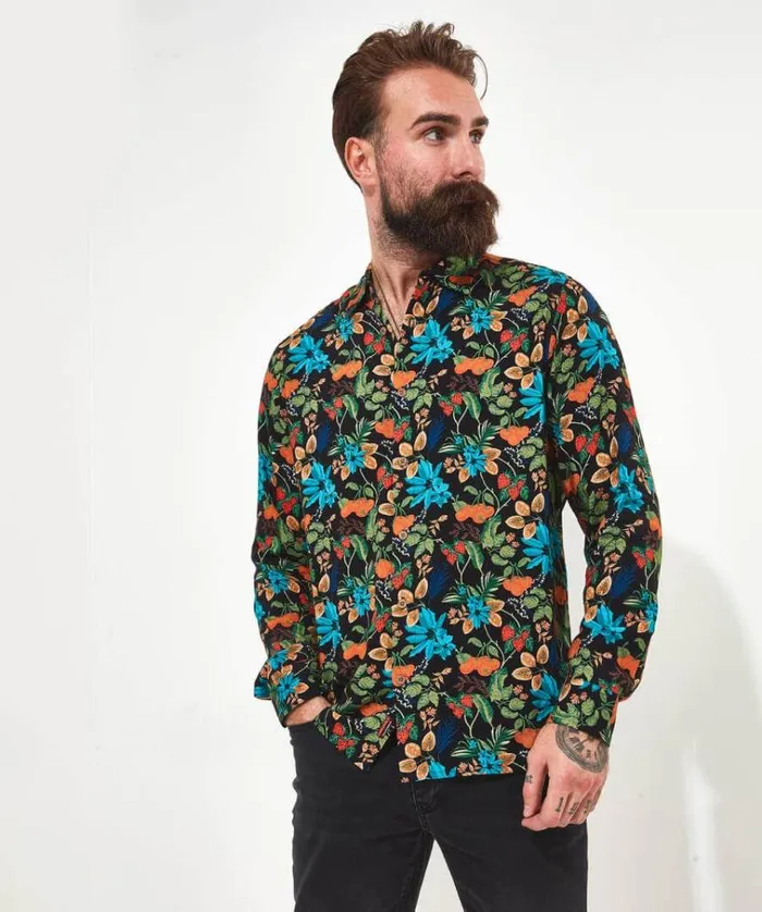 Men Joe Browns Shirts Fabulous Fruit And Floral Shirt