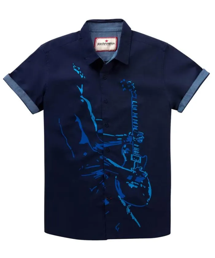 Men Joe Browns Shirts Feel The Vibe Shirt Men Joe Browns Shirts Feel The Vibe Shirt