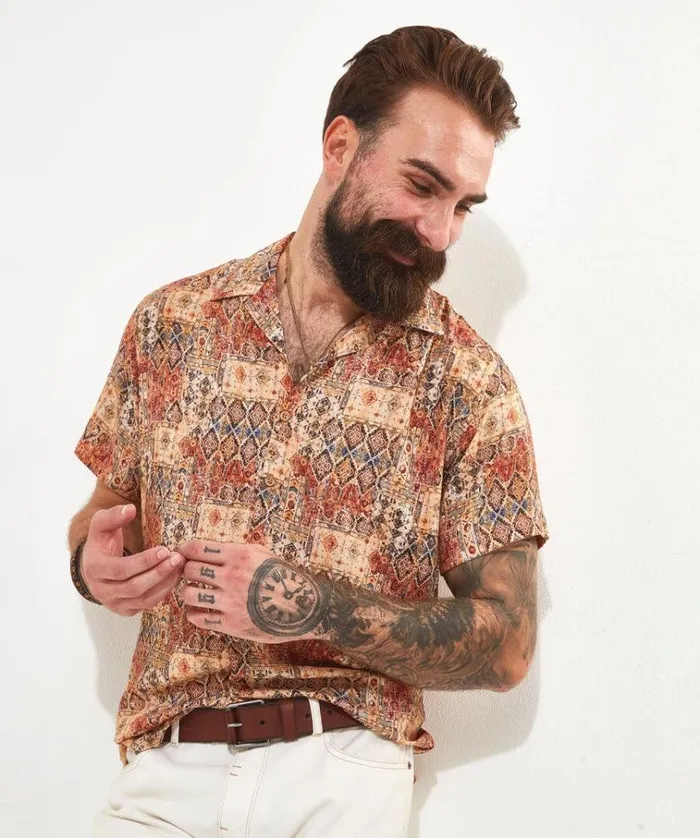 Men Joe Browns Shirts Moroccan Spice Shirt Men Joe Browns Shirts Moroccan Spice Shirt