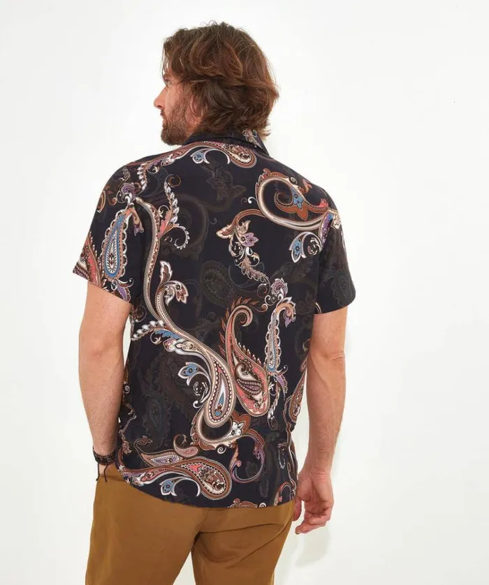 Men Joe Browns Shirts Scale It Up Paisley Shirt Men Joe Browns Shirts Scale It Up Paisley Shirt