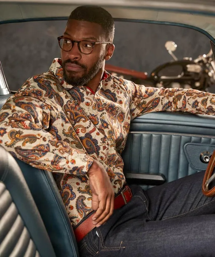 Men Joe Browns Shirts Smarten Up Paisley Shirt Men Joe Browns Shirts Smarten Up Paisley Shirt